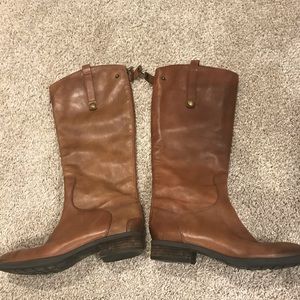 Sam Edelman Leather Penny Boots Sz 9